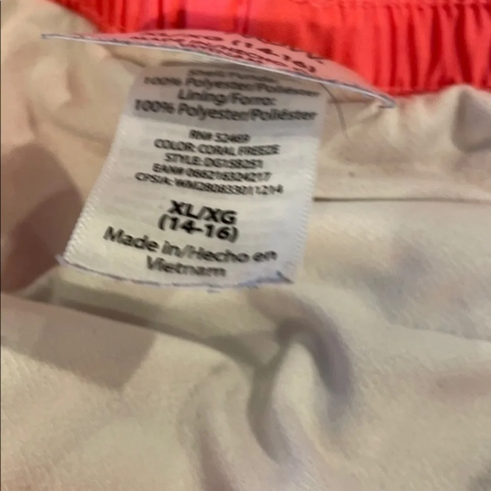 Lands end tops 12-14 bundle shorts and 2. Swim shirts